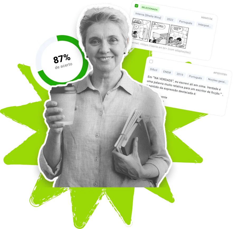 Interface da plataforma Approvando.me